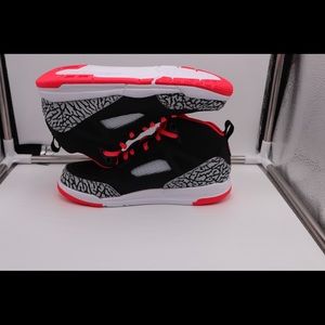 Air Jordan Spizikes Black White Pink Kid Sizes